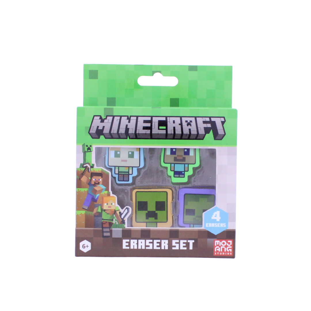 Minecraft Eraser Set
