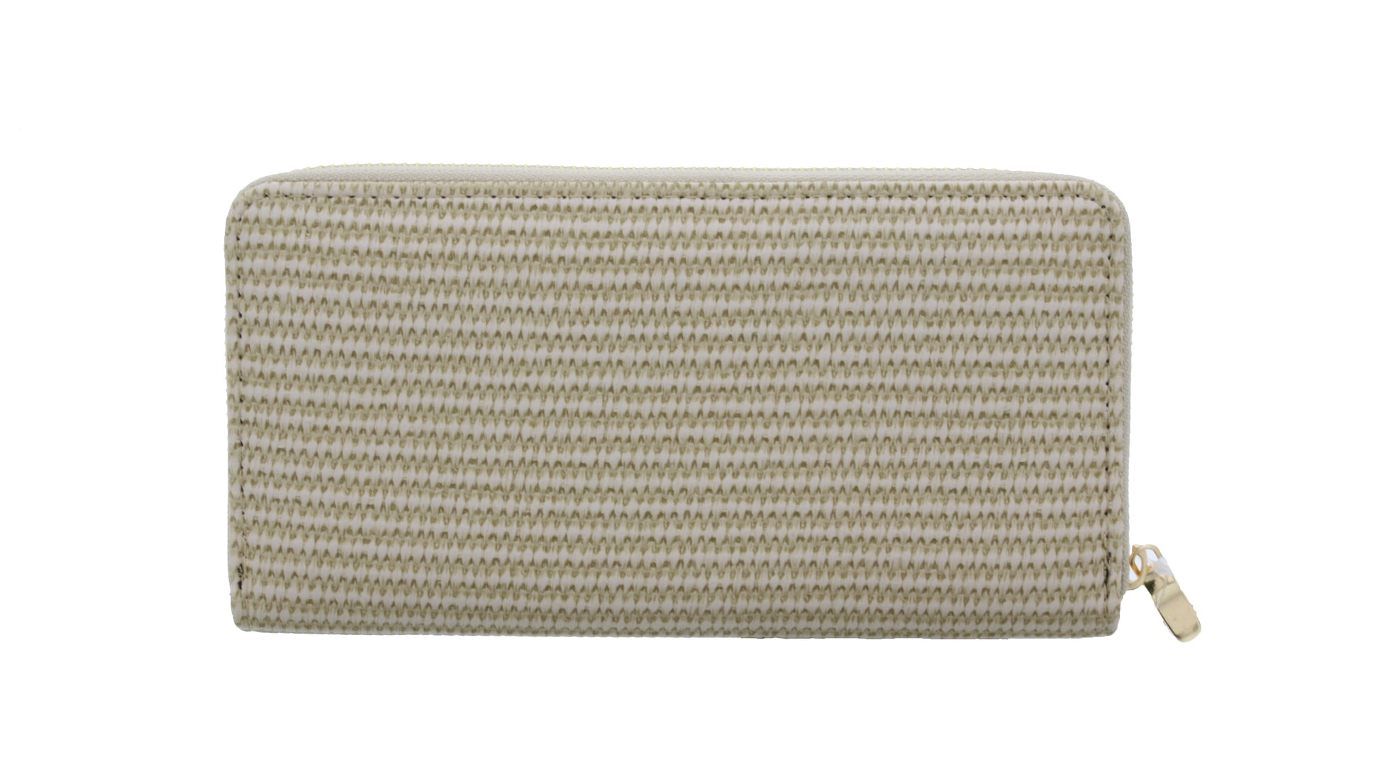 Embossed Rectangular Zipper Wallet