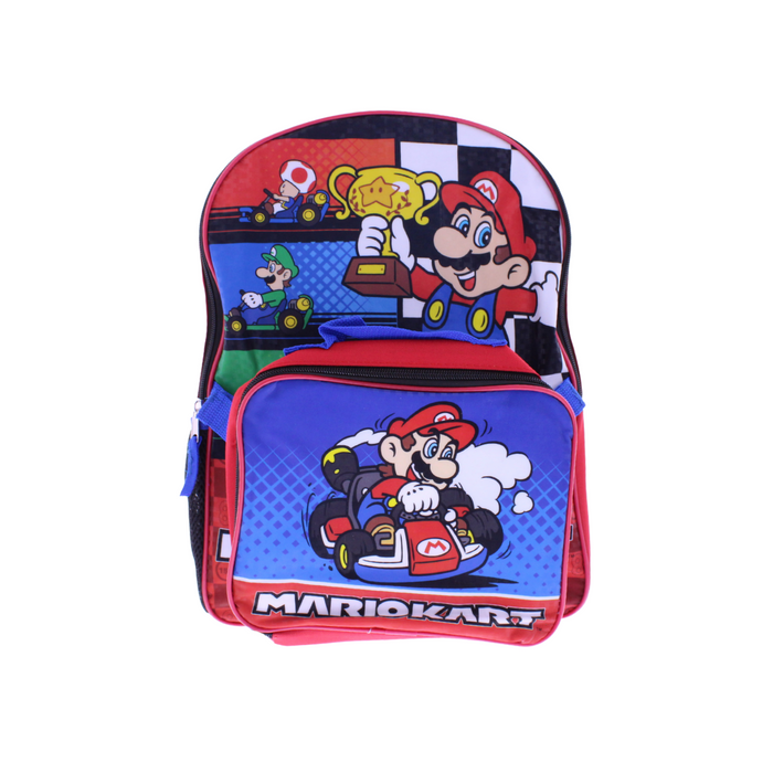 16” Nintendo Backpack with Lunch kit