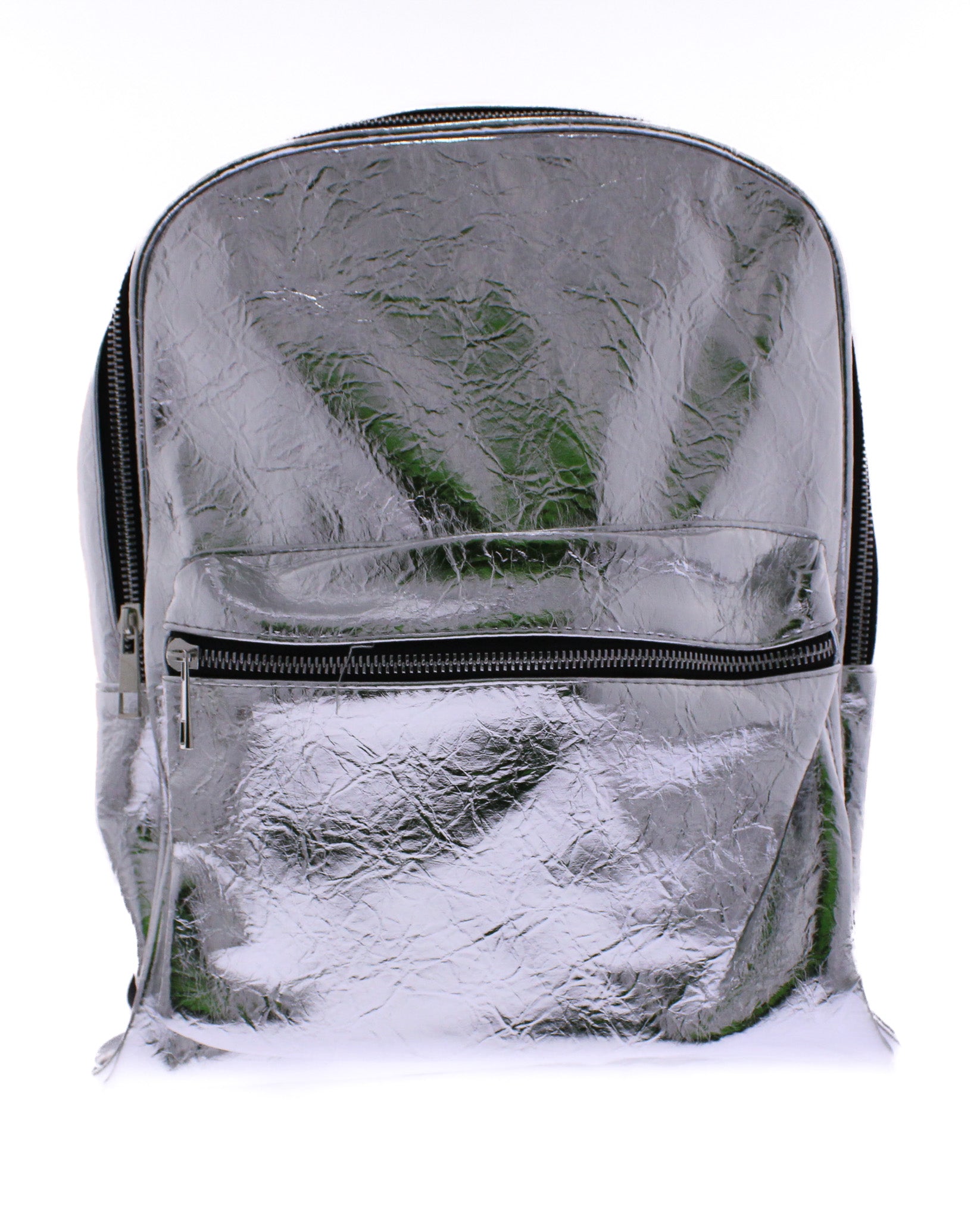 Crinkle Metallic Backpack