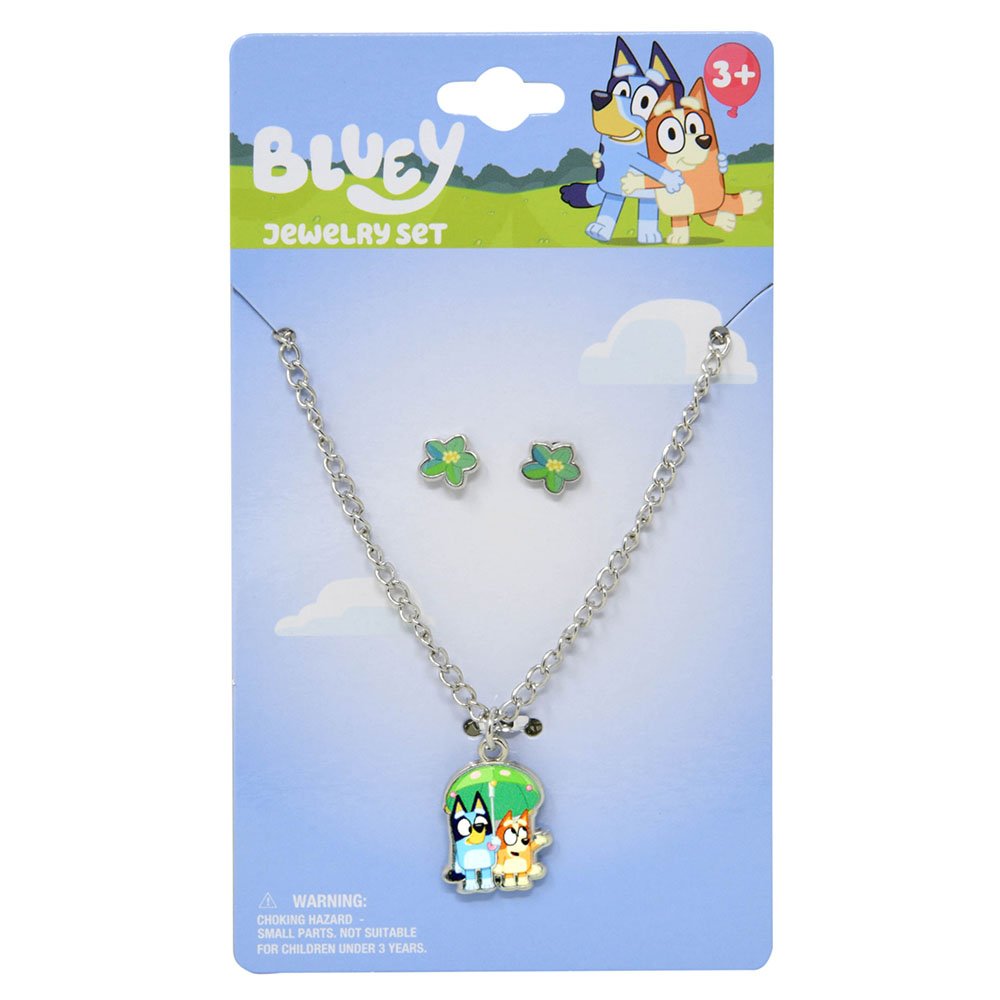 Bluey Necklace and Earring Set