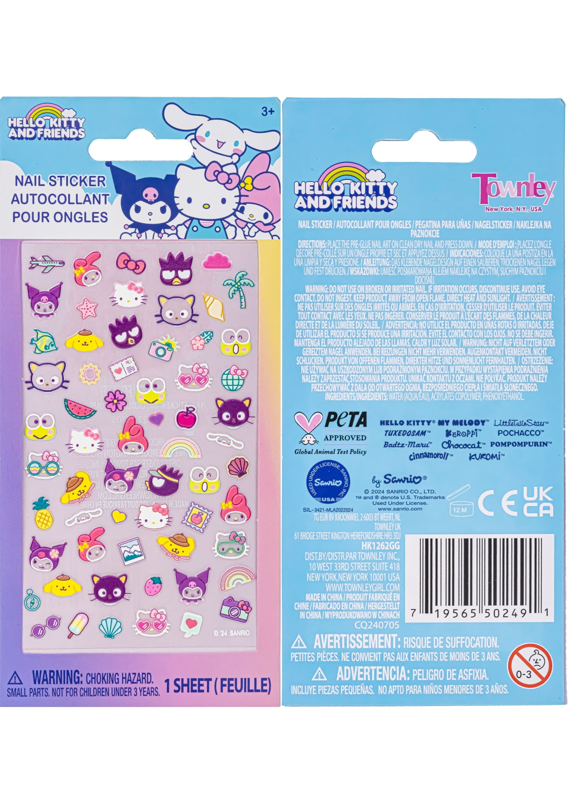 Hello Kitty Nail Stickers