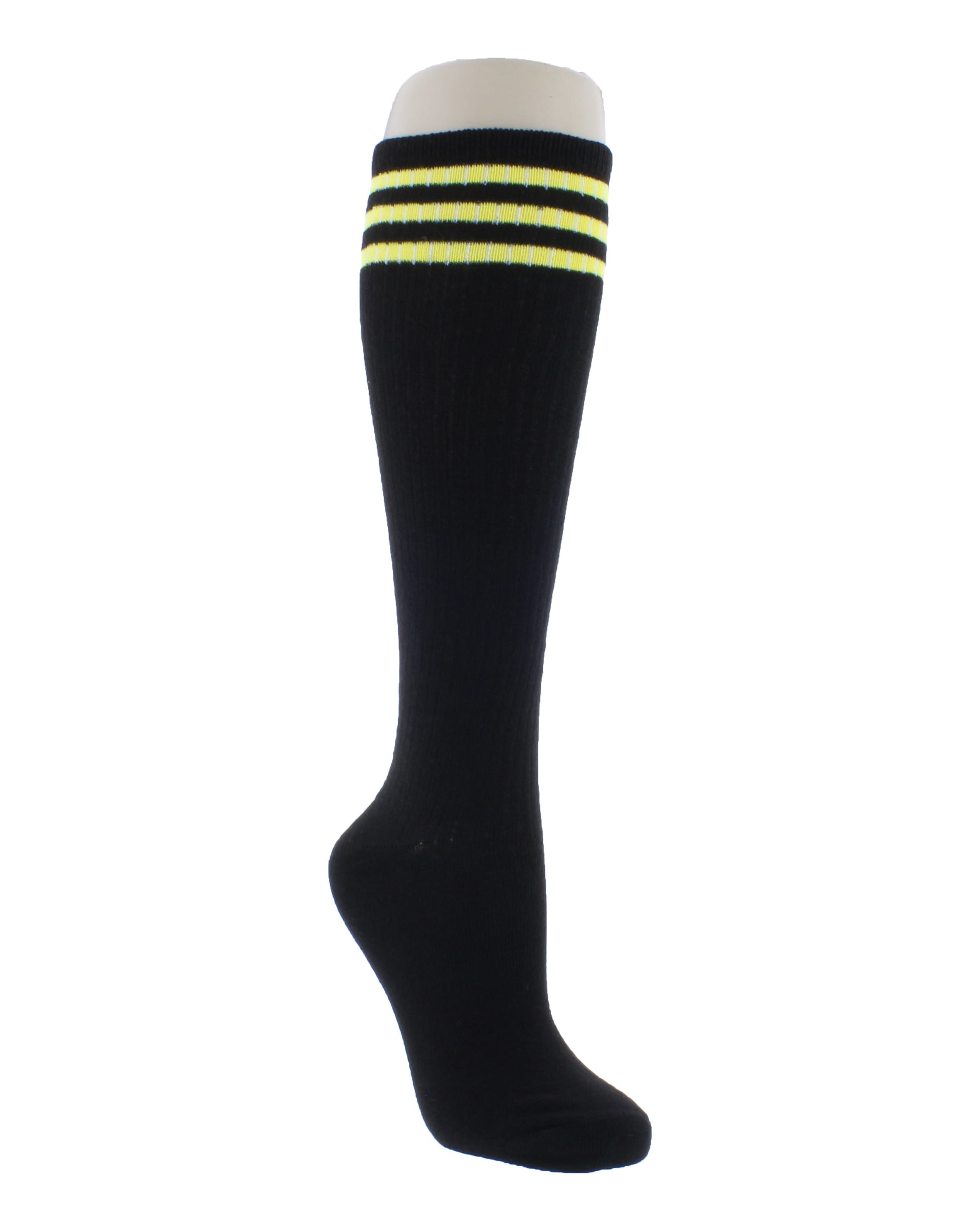 Knee High Sock with Three Stripes