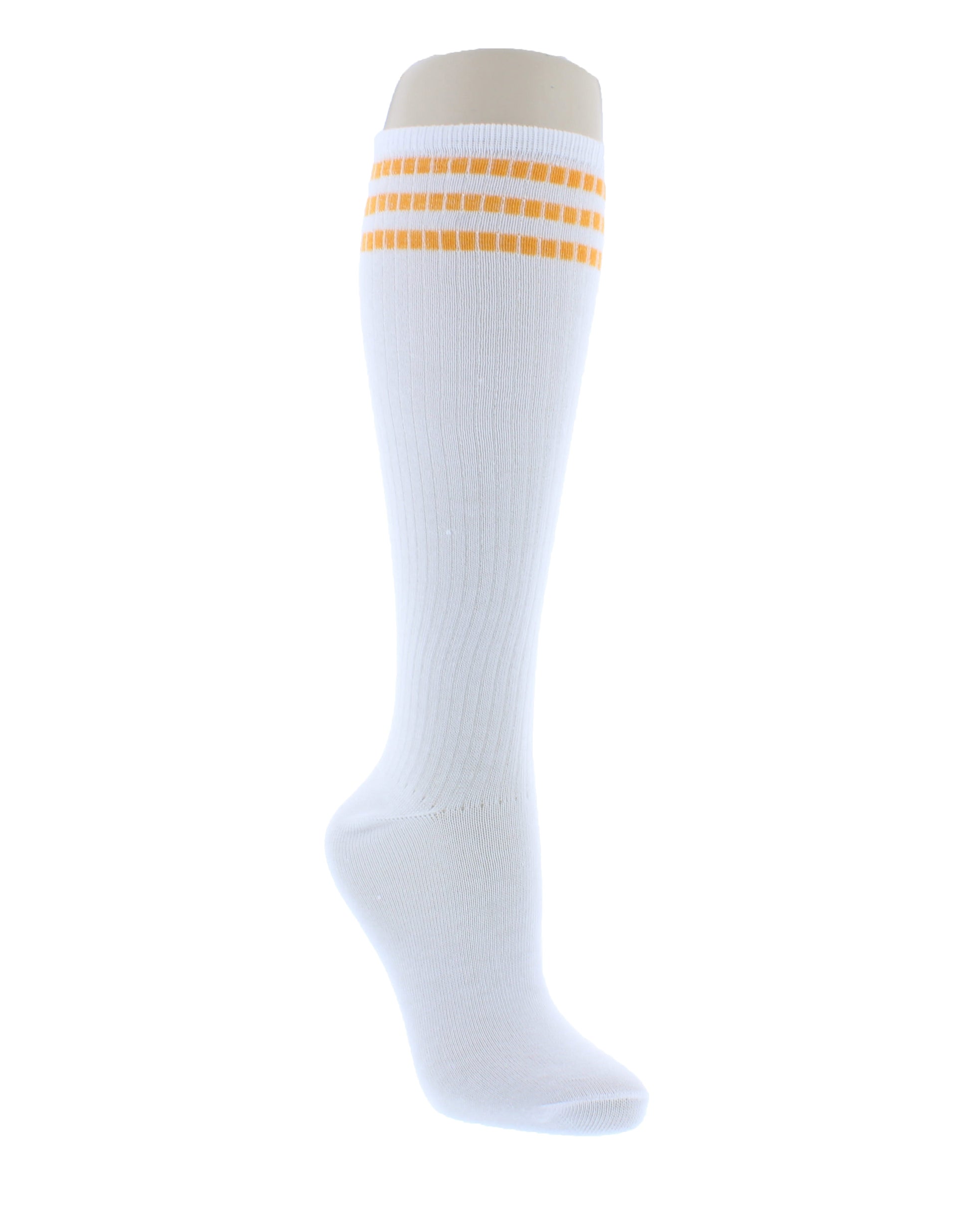 Knee High Sock with Three Stripes