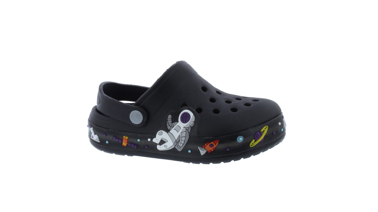 Boys Clog with a Space Light Up Band
