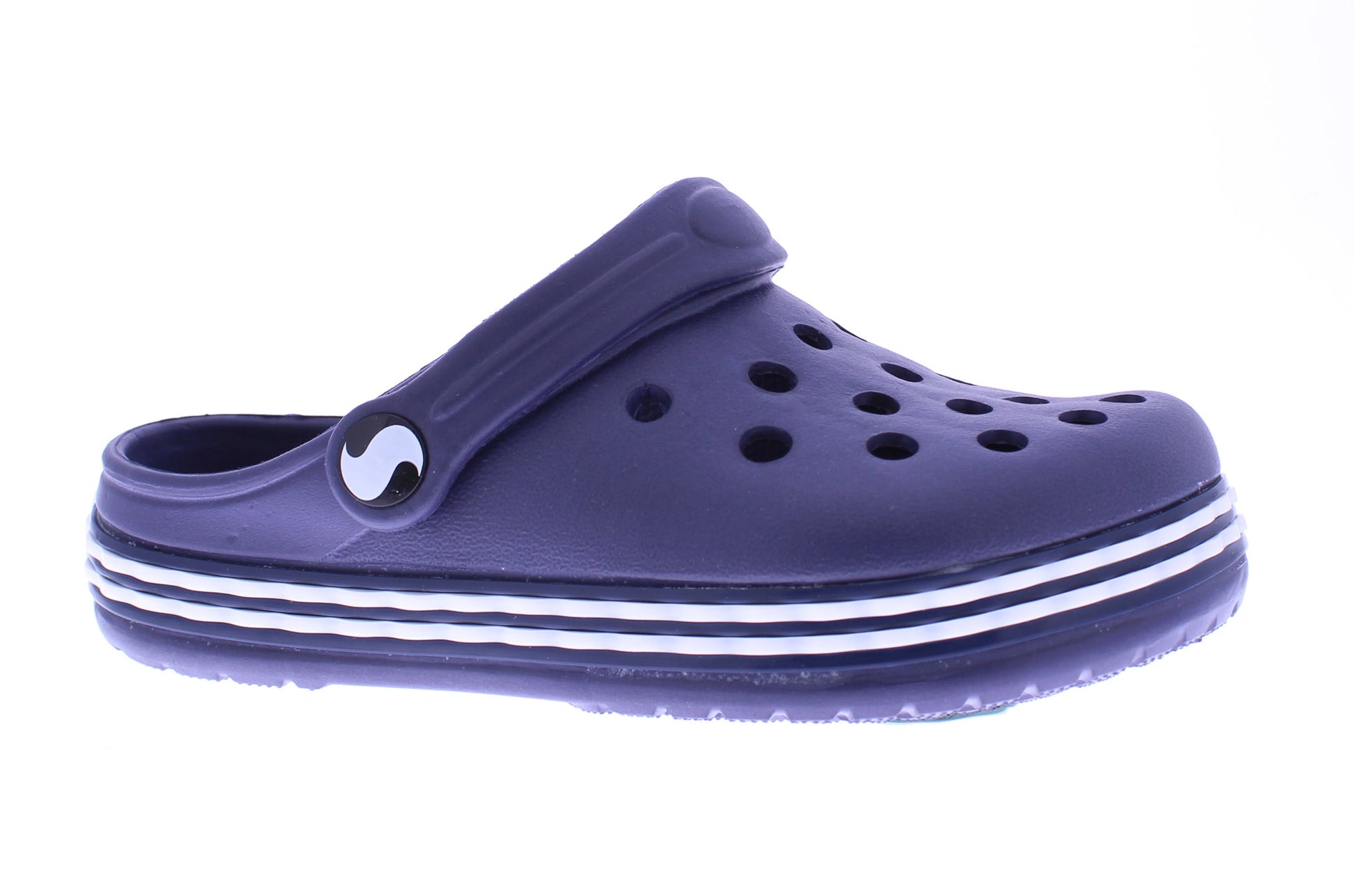 Kids Stripe Band Clog