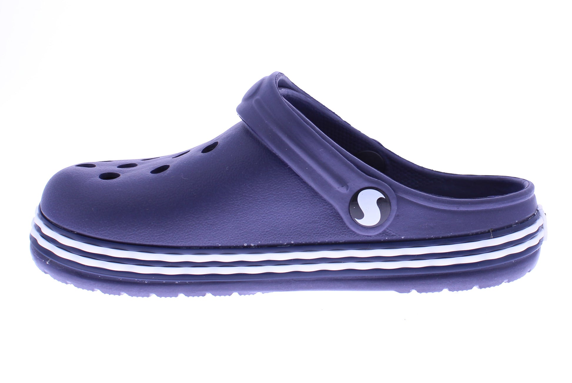 Kids Stripe Band Clog