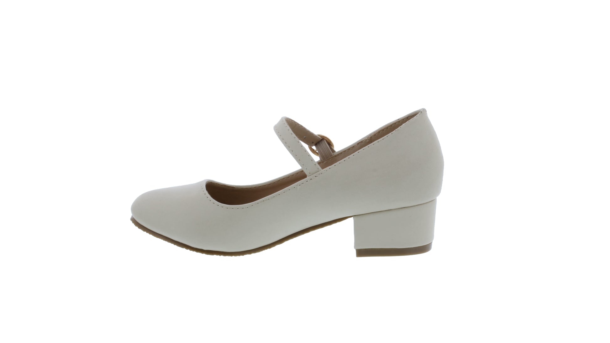 Girls Block Heel Ballerina