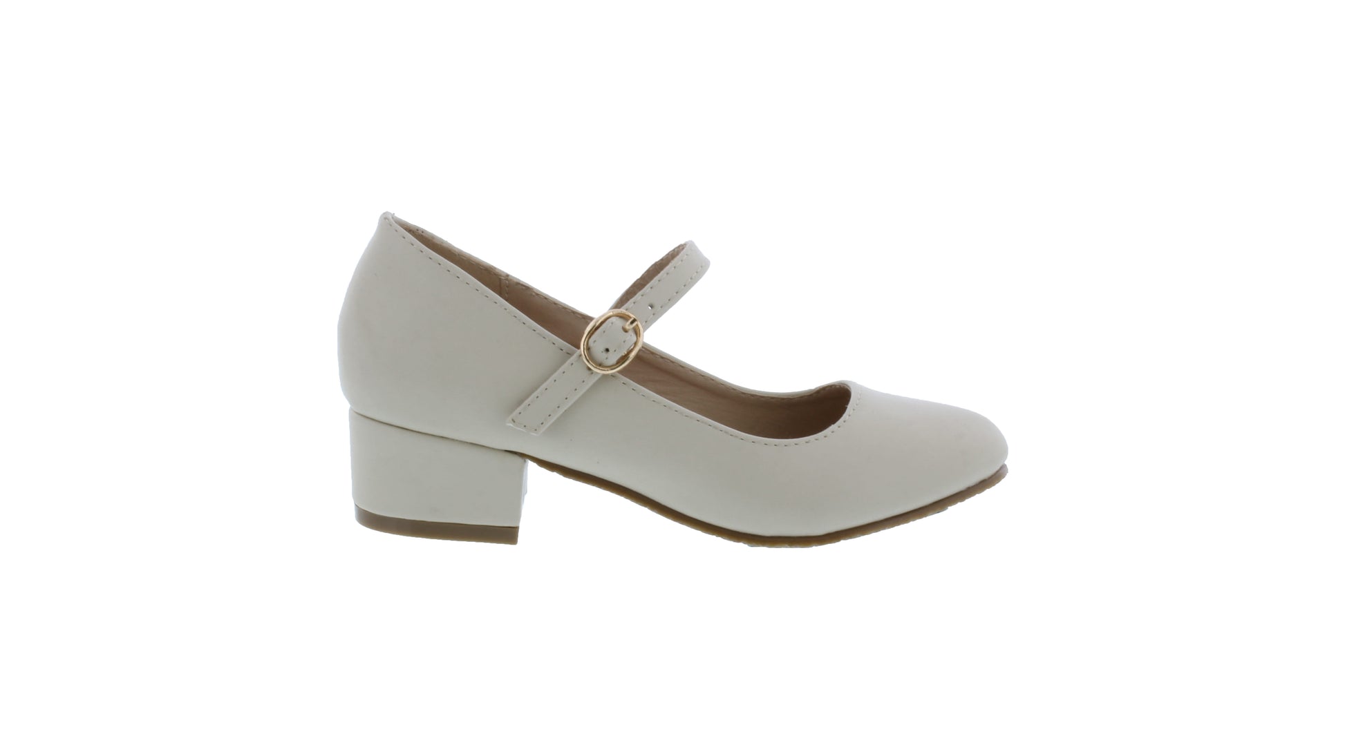 Girls Block Heel Ballerina