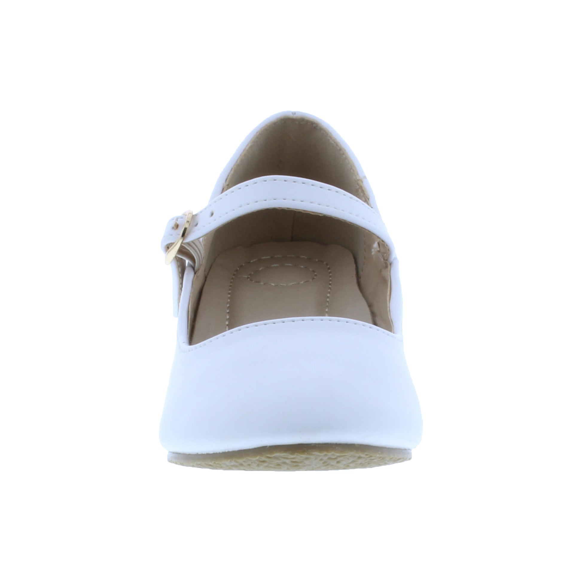 Girls Block Heel Ballerina