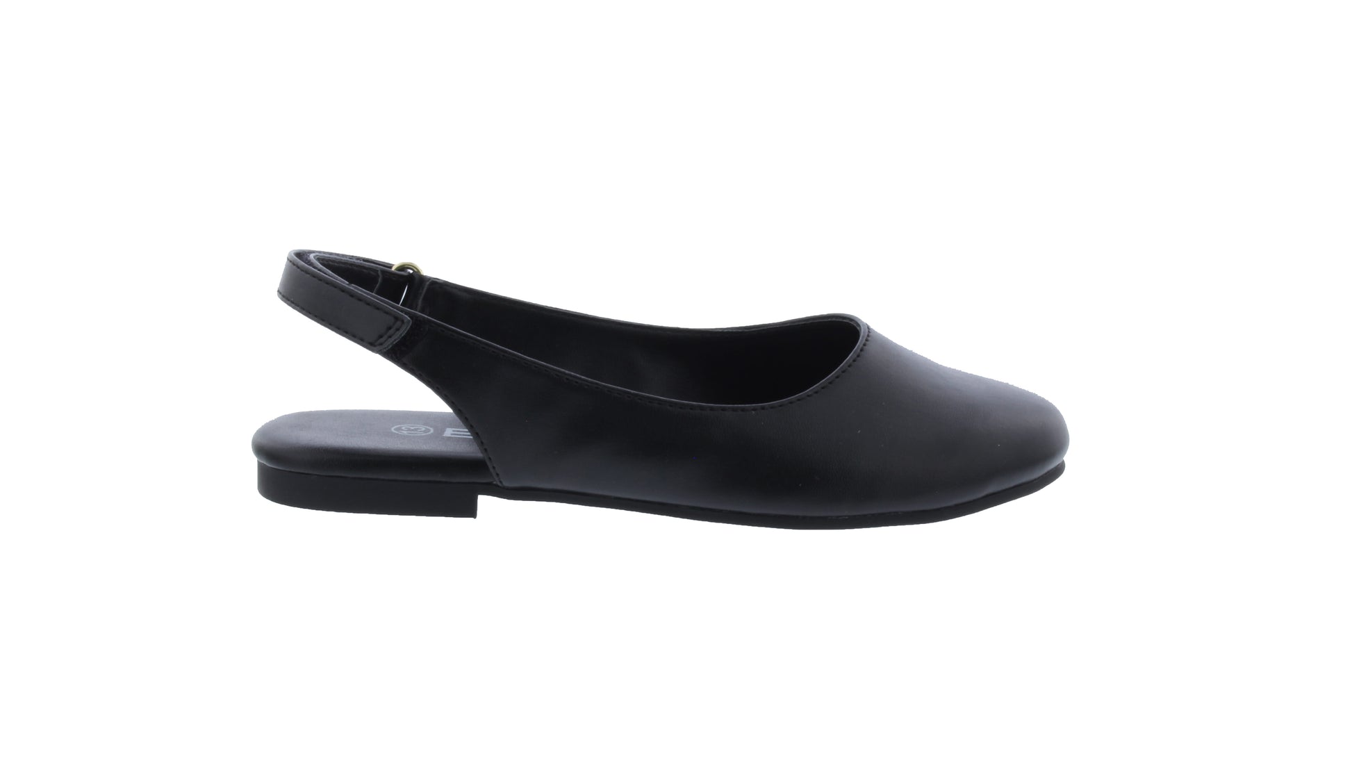 Girls Faux Leather Slingback Ballerina
