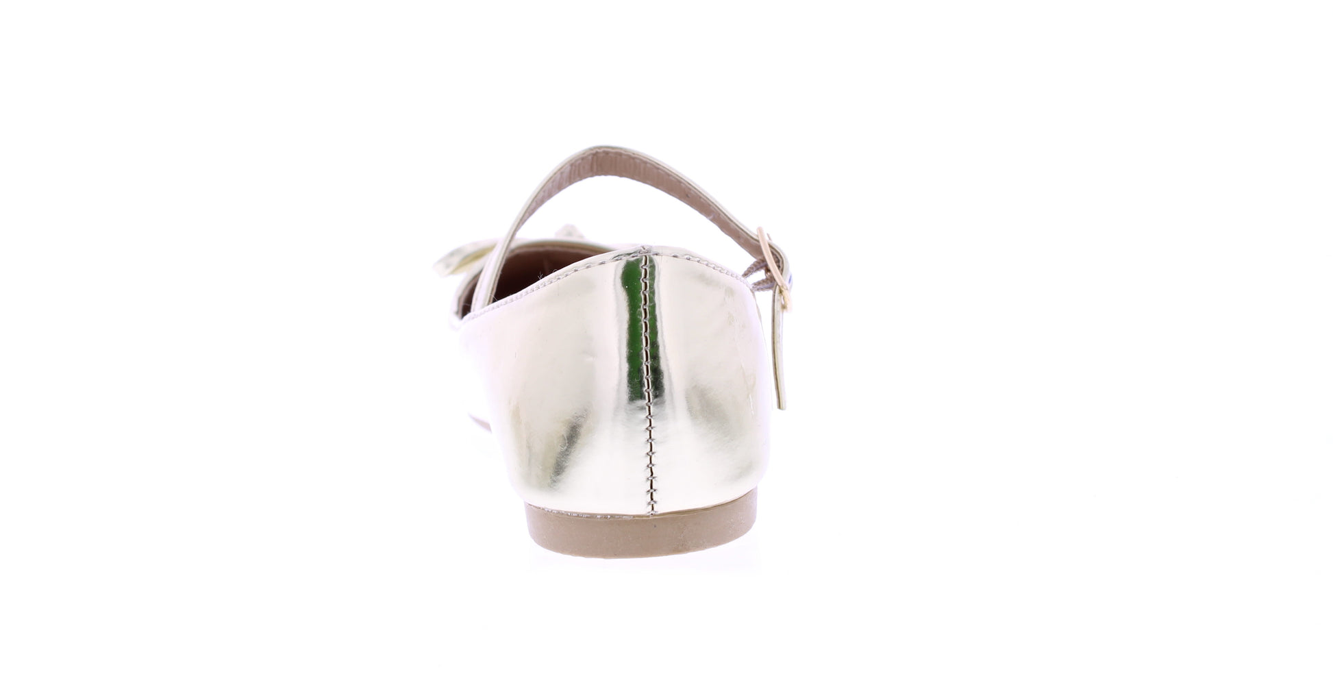 Girls Ballerina with Bow and Buckle Closure