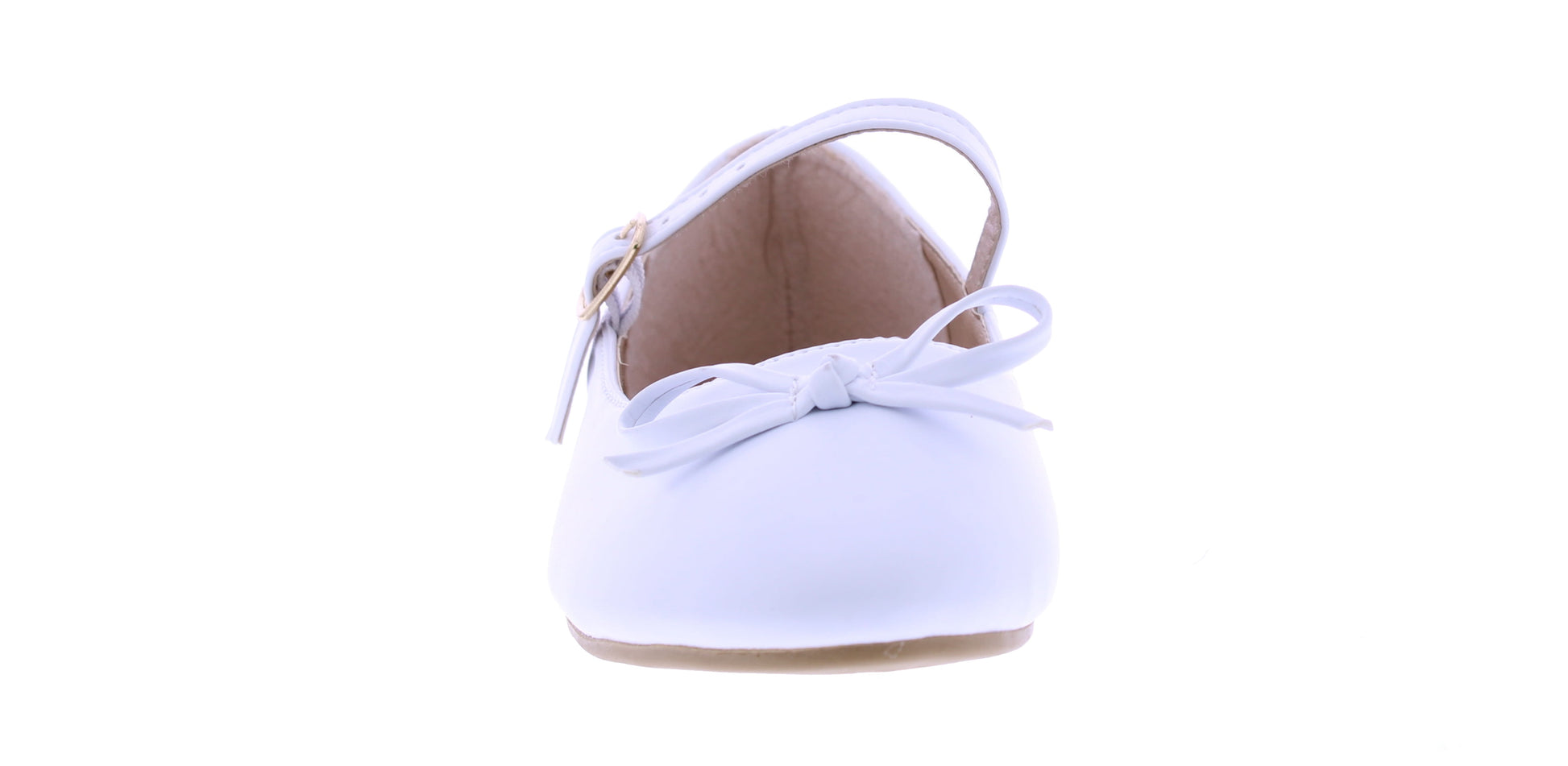 Girls Ballerina with Bow and Buckle Closure