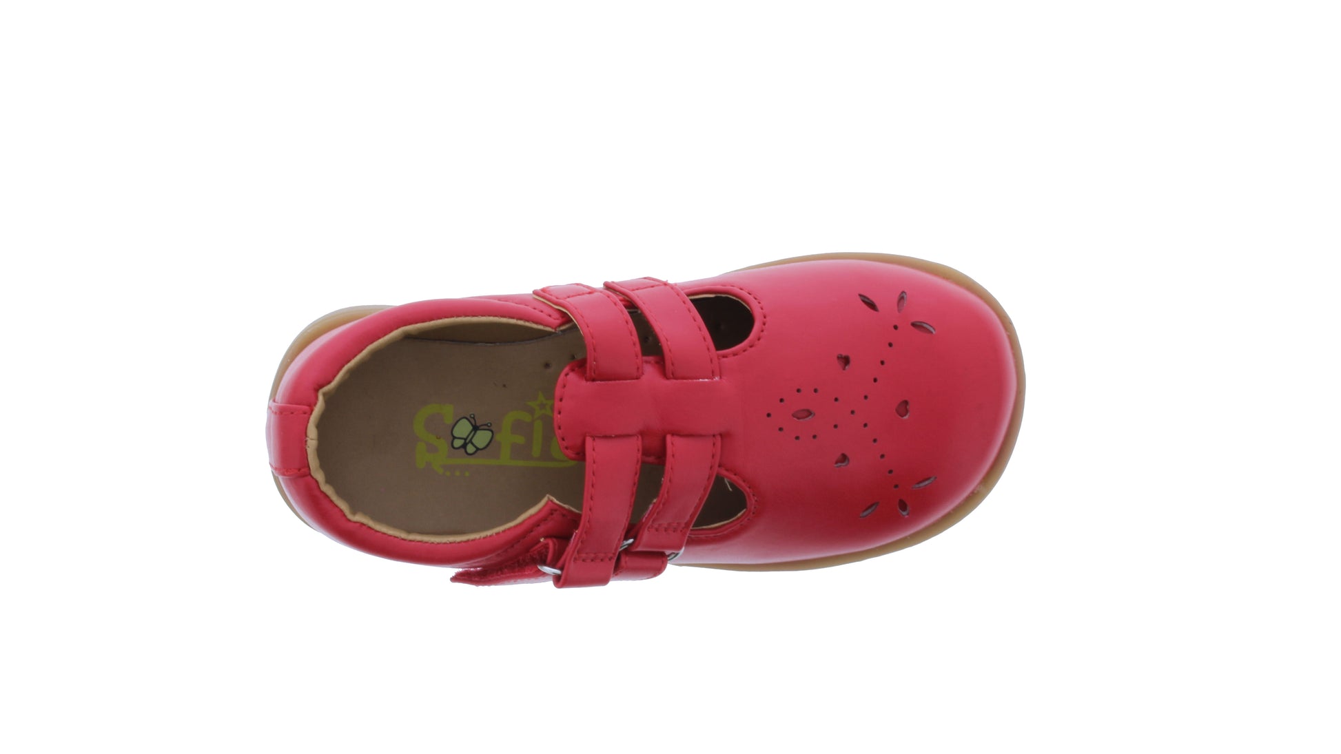 Girls Velcro School Shoe