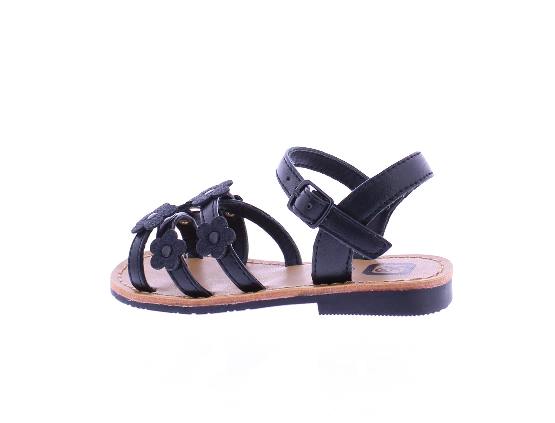 Girls Glitter Flowers Sandal