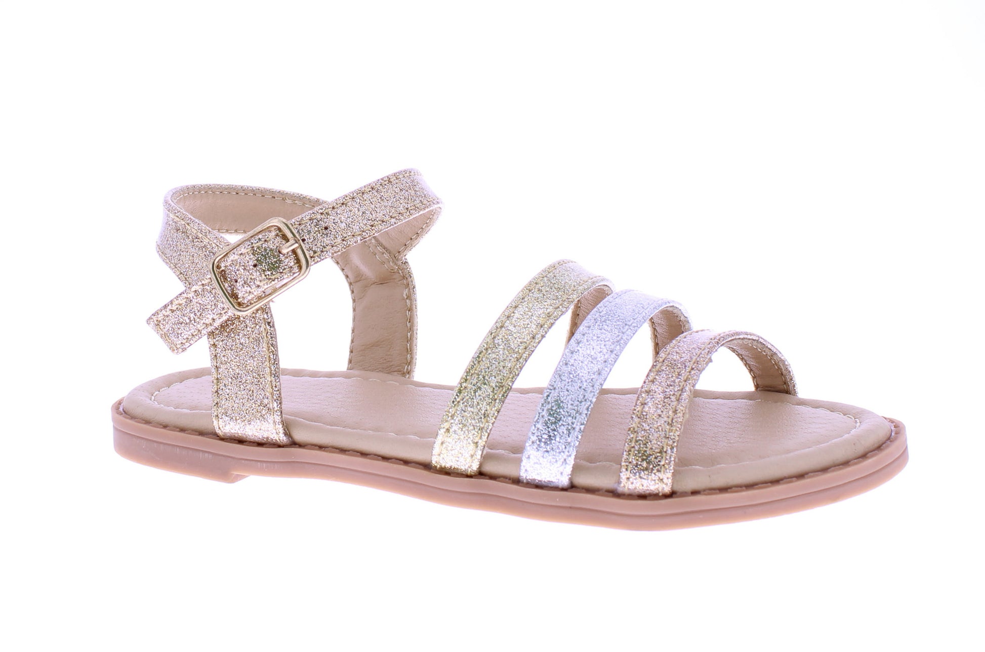 Girls Glitter Strappy Sandal