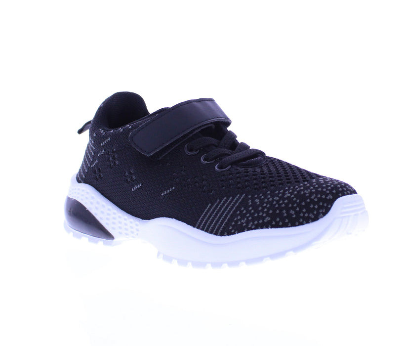 Kids Fly Knit Velcro Sneaker with Lights