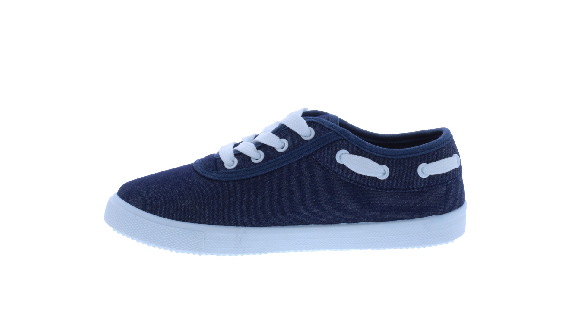 Zapatilla deportiva unisex de tela con cordones