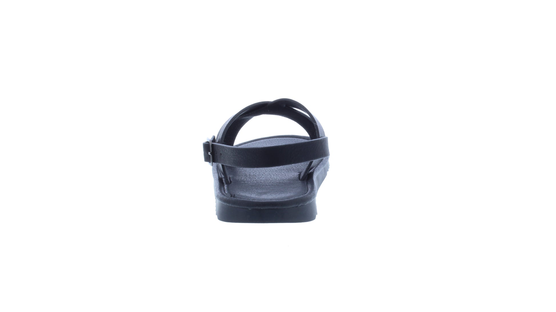 Sandalia Unisex de Piel con Correa Hebilla
