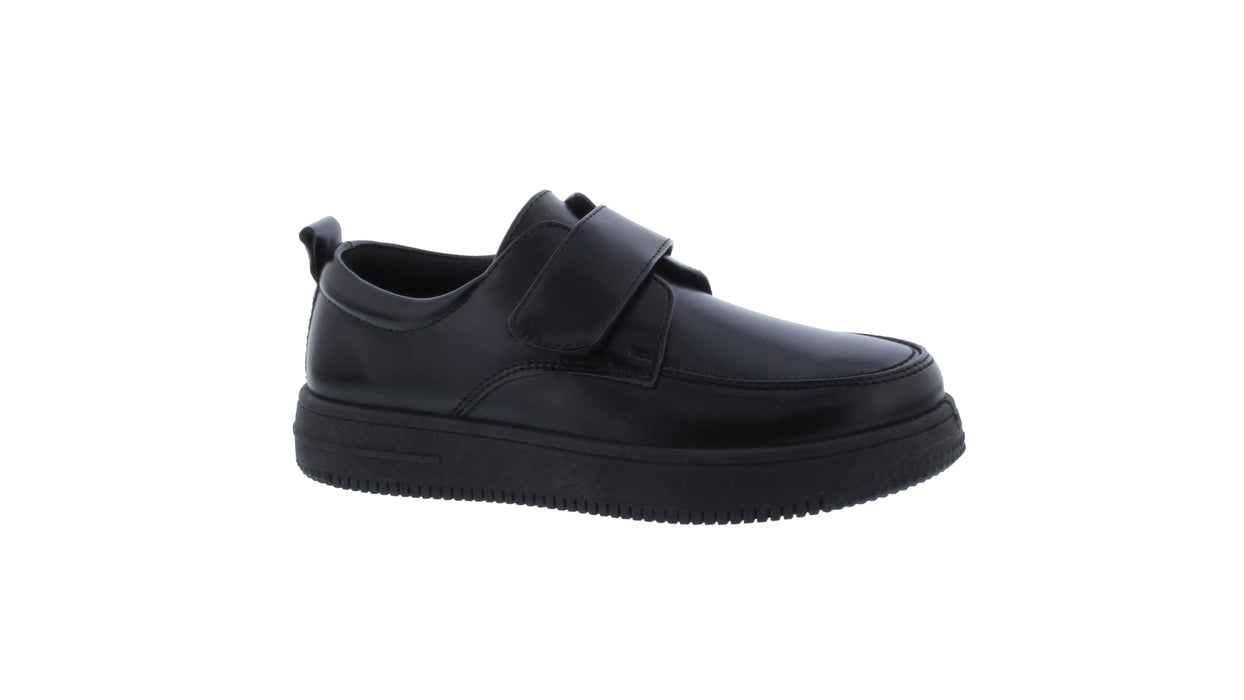 Boys Faux Leather Velcro Loafer