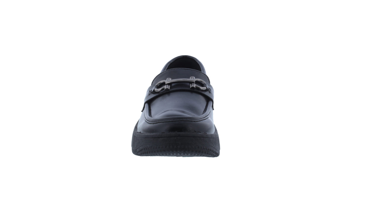 Boys Faux Leather Slip On Loafer