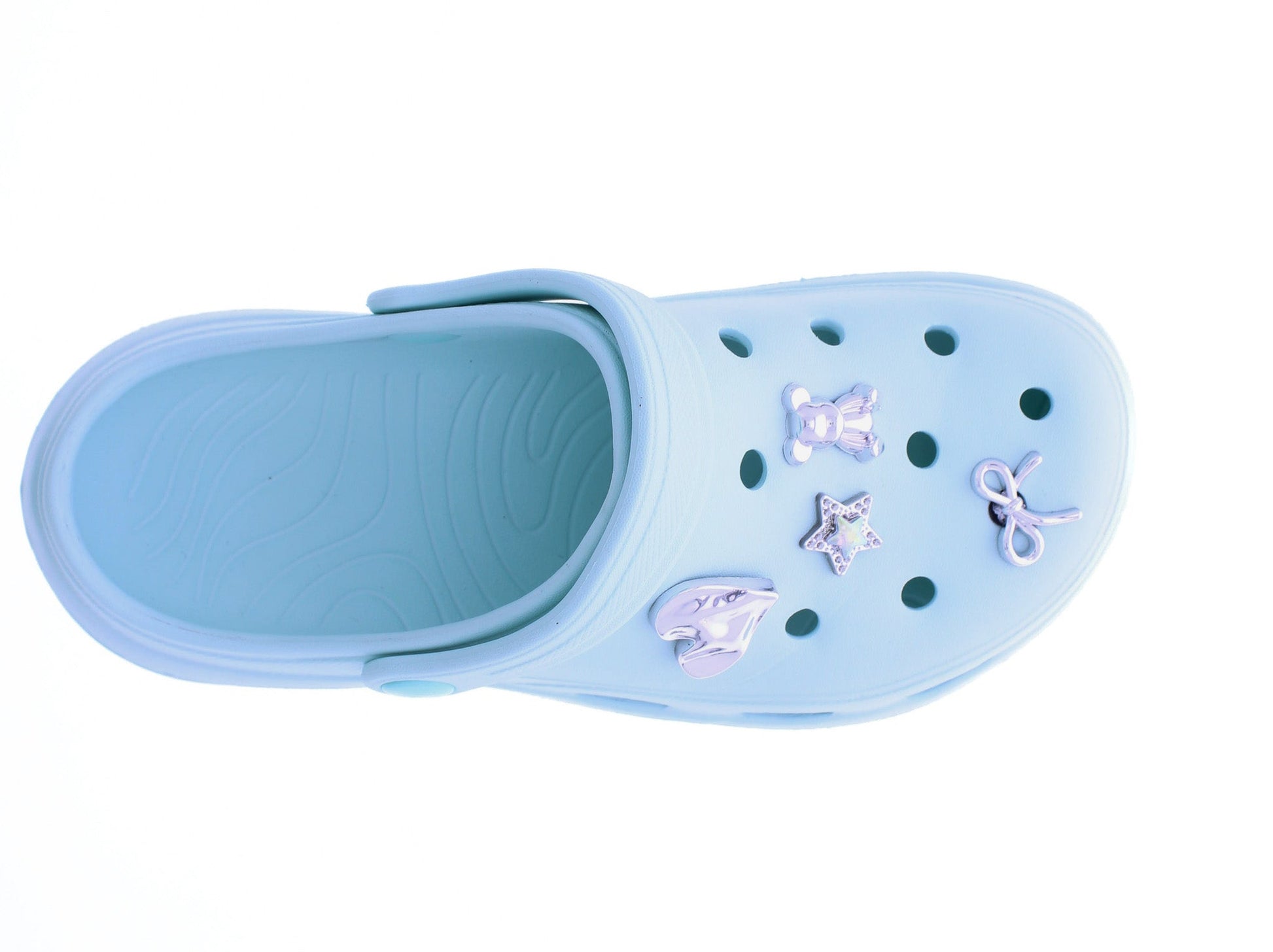 Women Clog with Metal Charms