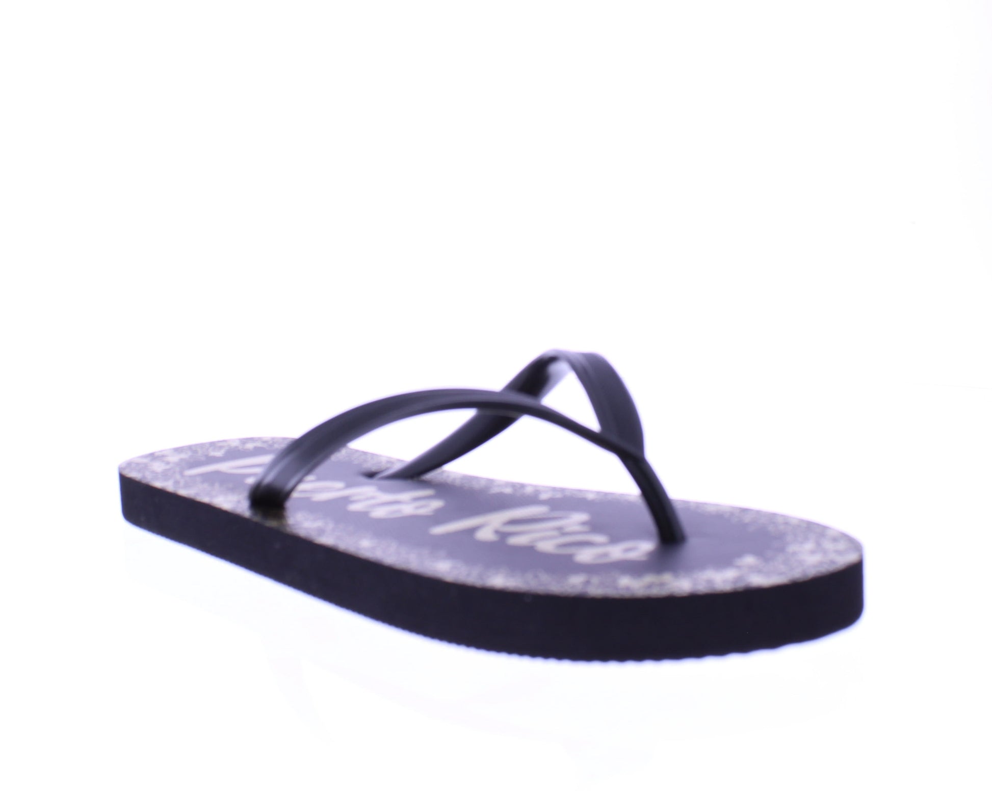 Women Puerto Rico Butterfly Print Flip Flop