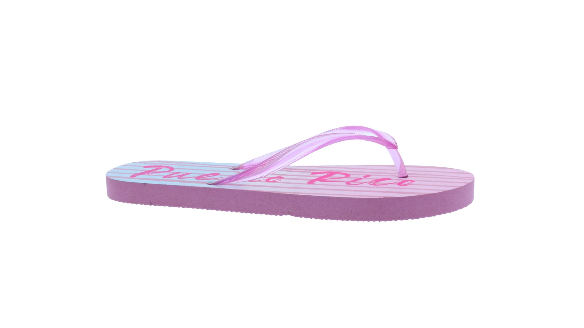 Women Puerto Rico Flip Flop with Clear Thong