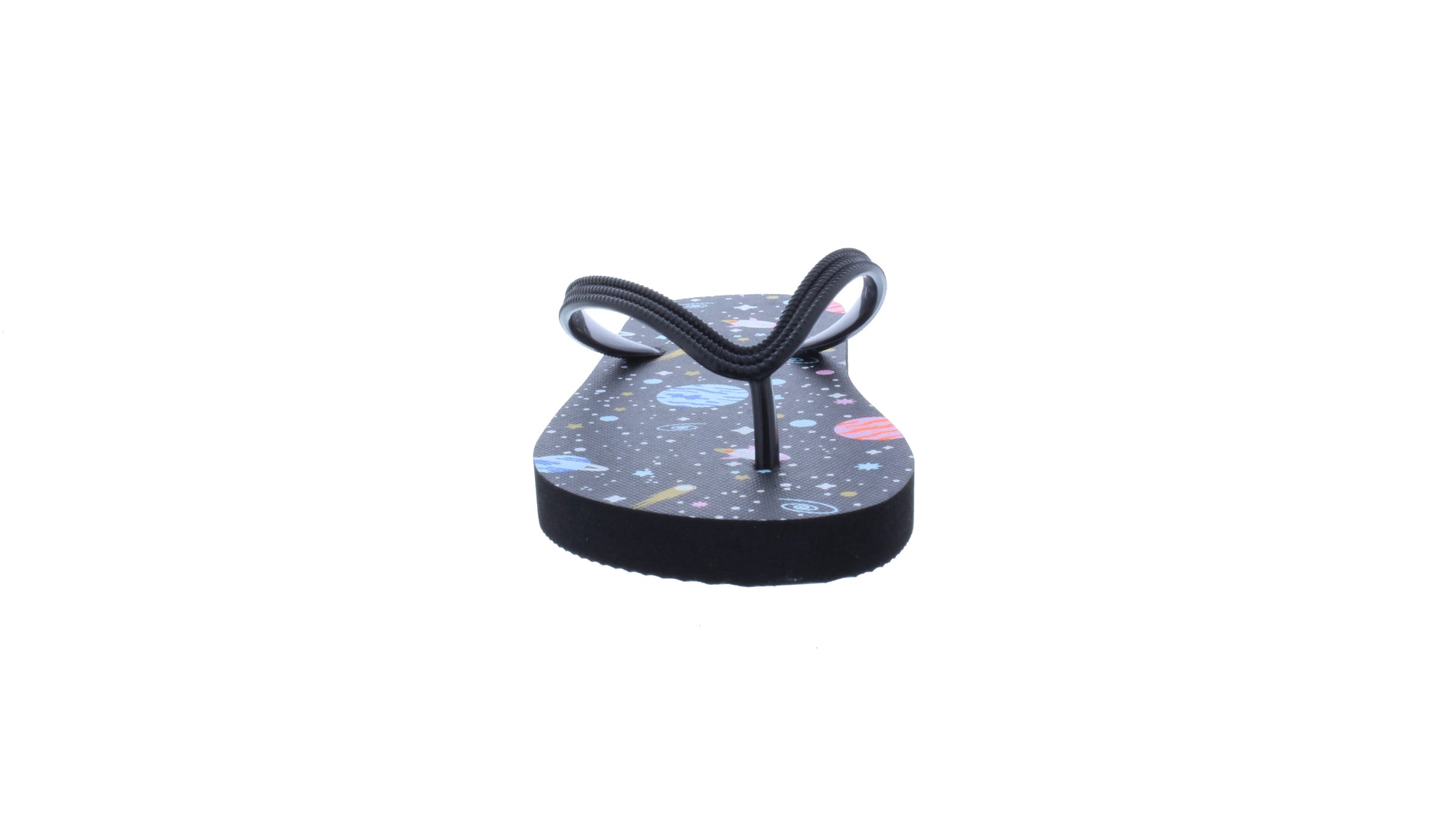 Chanclas de goma para mujer con planetas