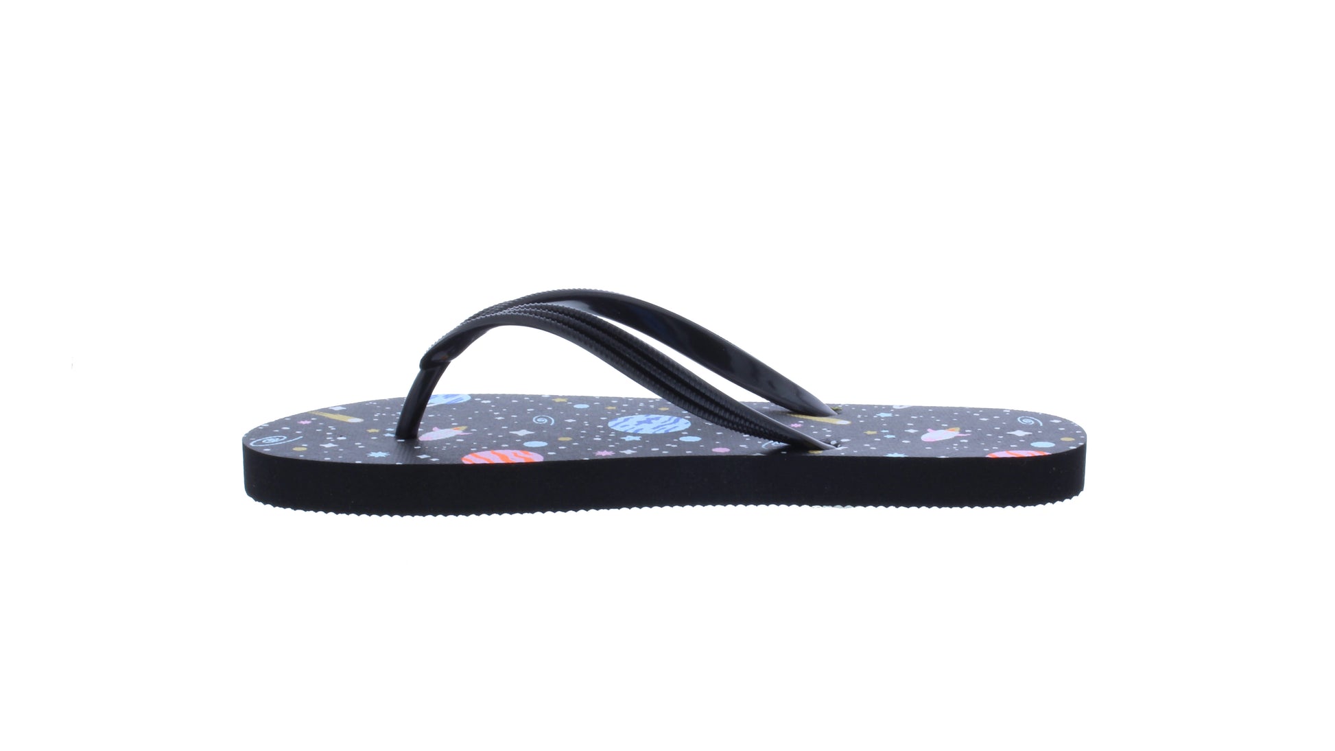 Chanclas de goma para mujer con planetas