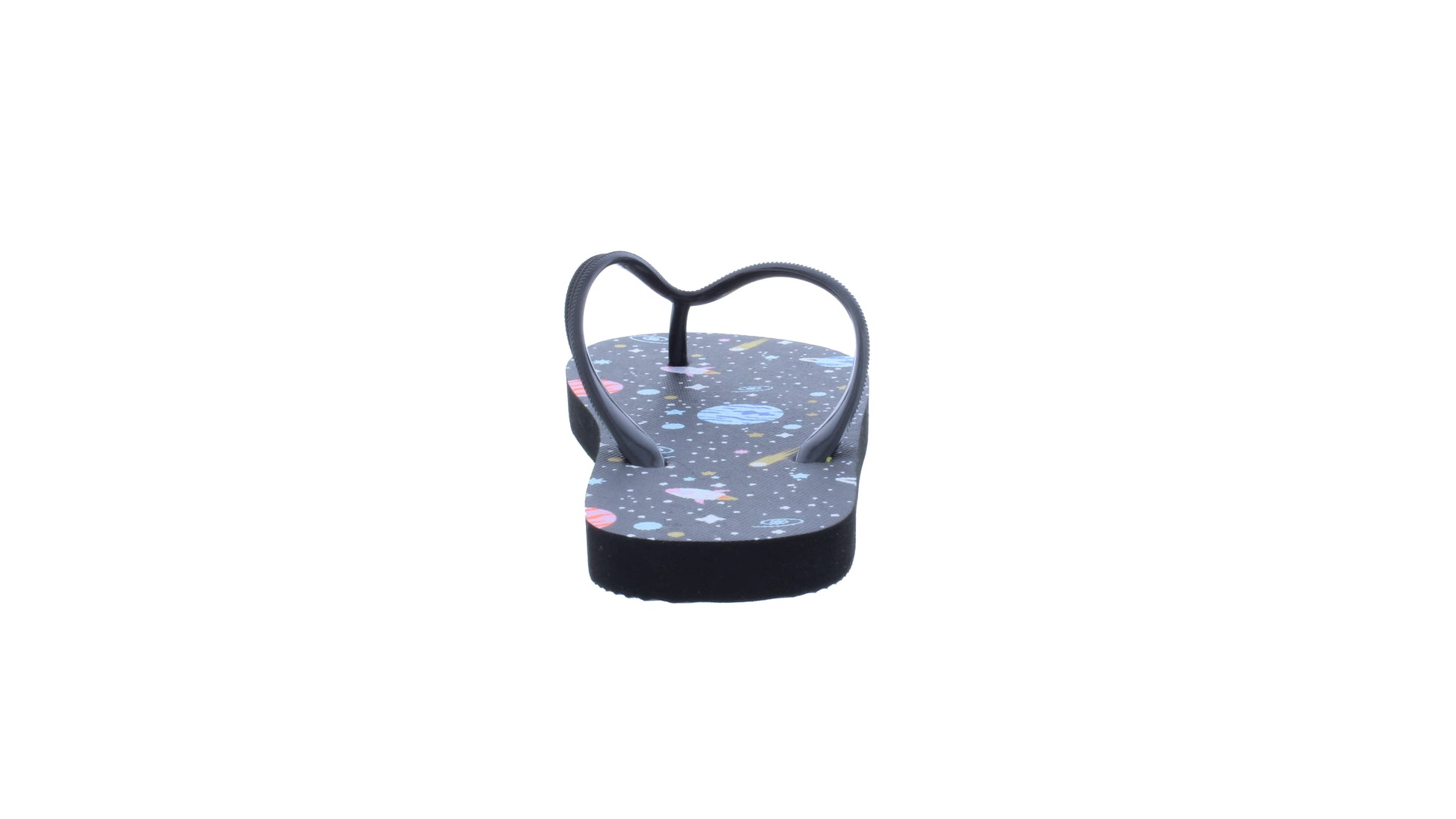 Chanclas de goma para mujer con planetas
