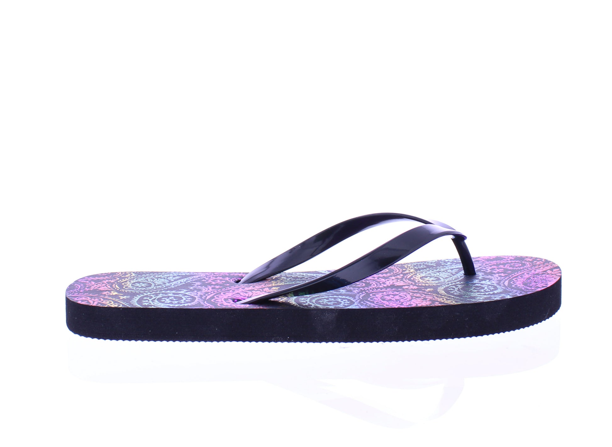 Women Multicolor Metallic Flip Flop