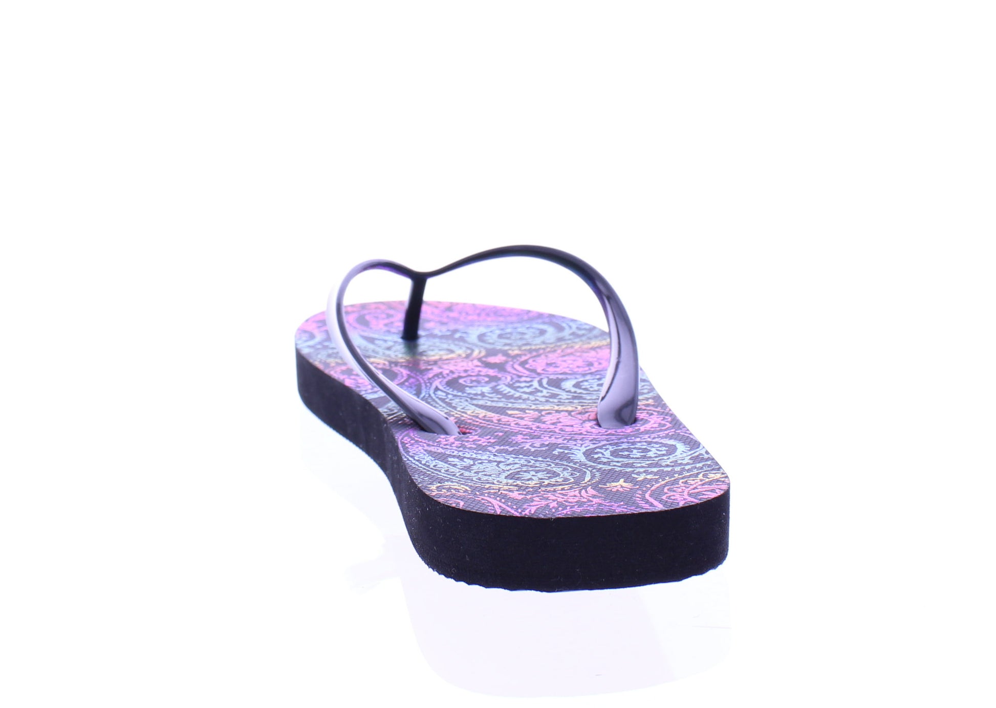 Women Multicolor Metallic Flip Flop