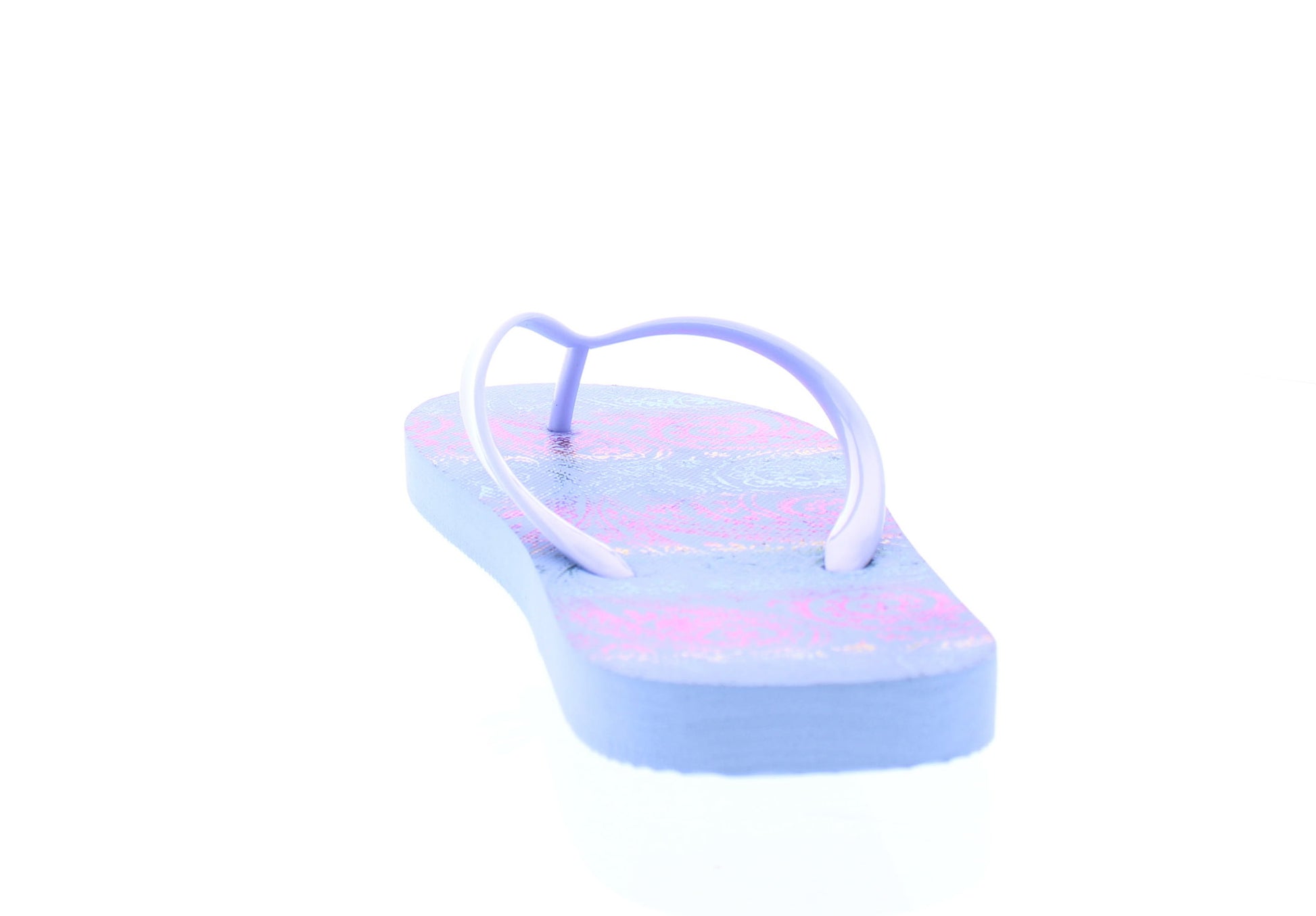 Women Multicolor Metallic Flip Flop