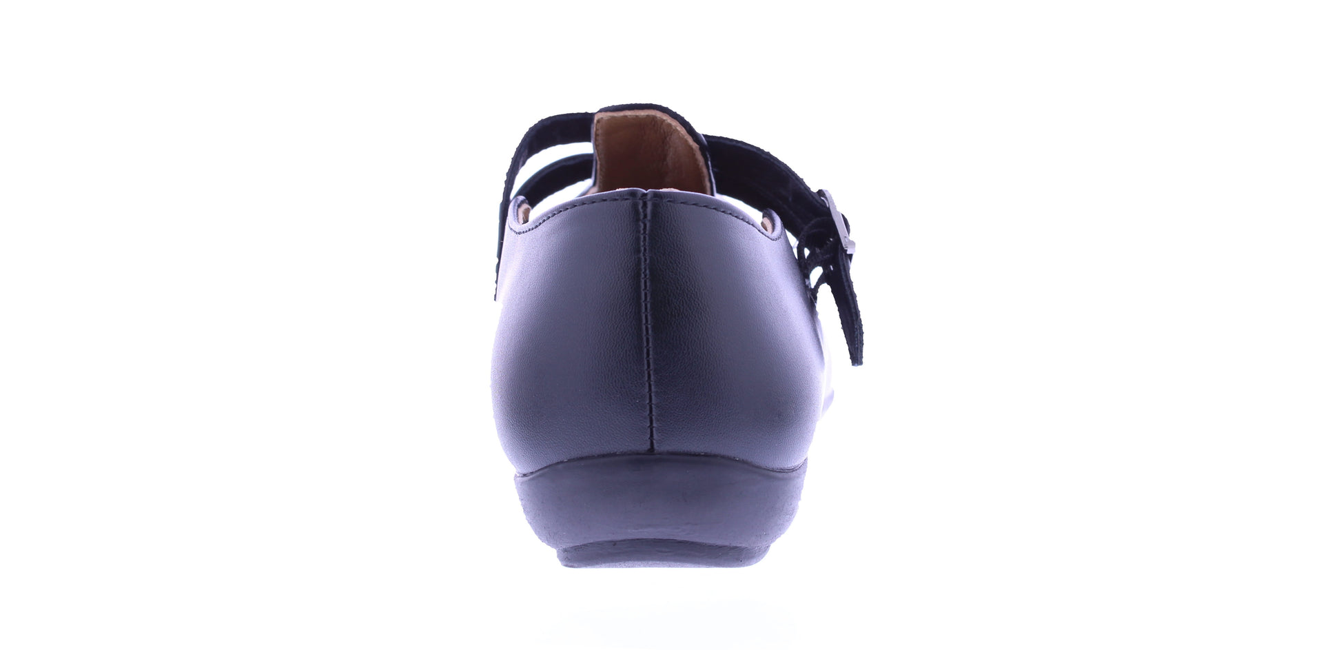 Women School Shoe with Double Buckle Closure