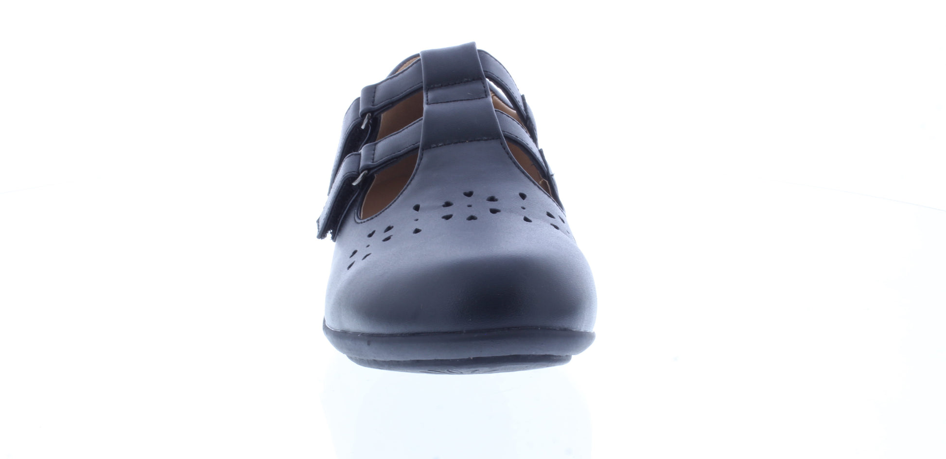 Women School Shoe with Double Velcro Closure