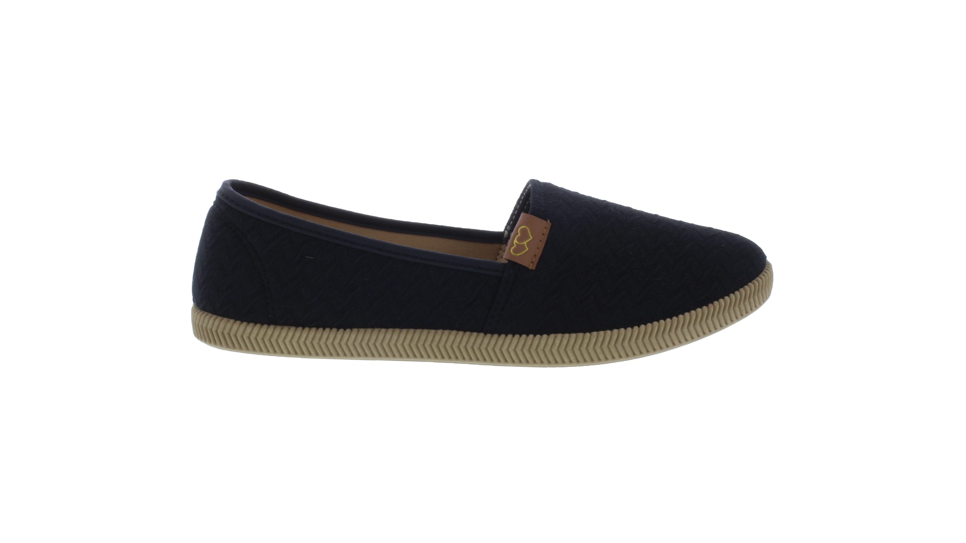 Women Quilted Fabric Slip On Sneaker