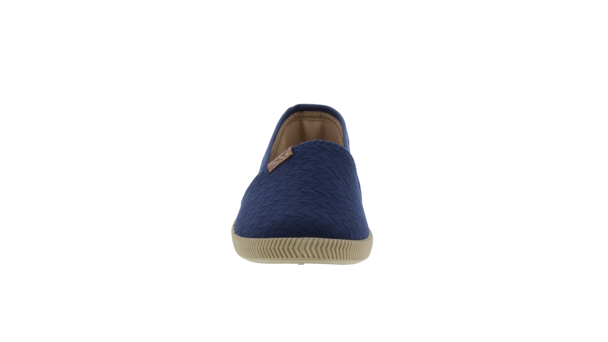 Women Quilted Fabric Slip On Sneaker