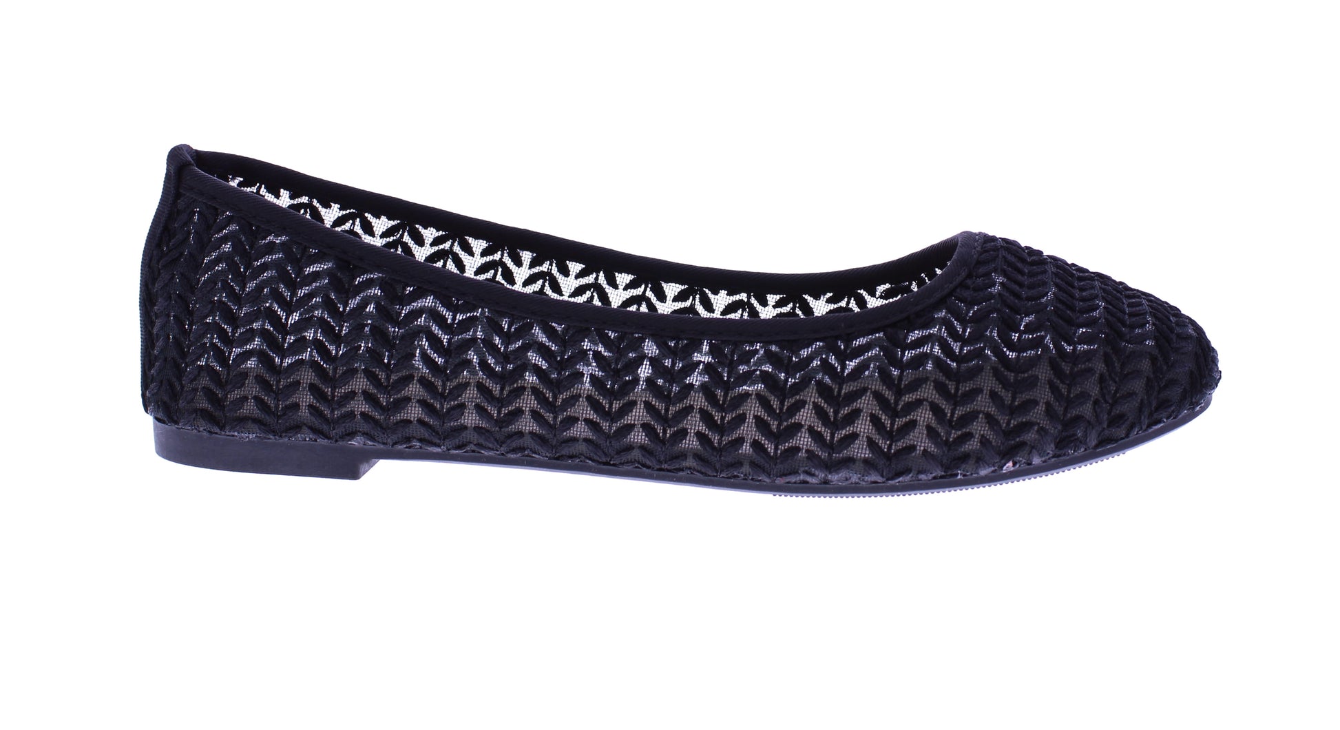 Women Embroidered Lace Ballerina