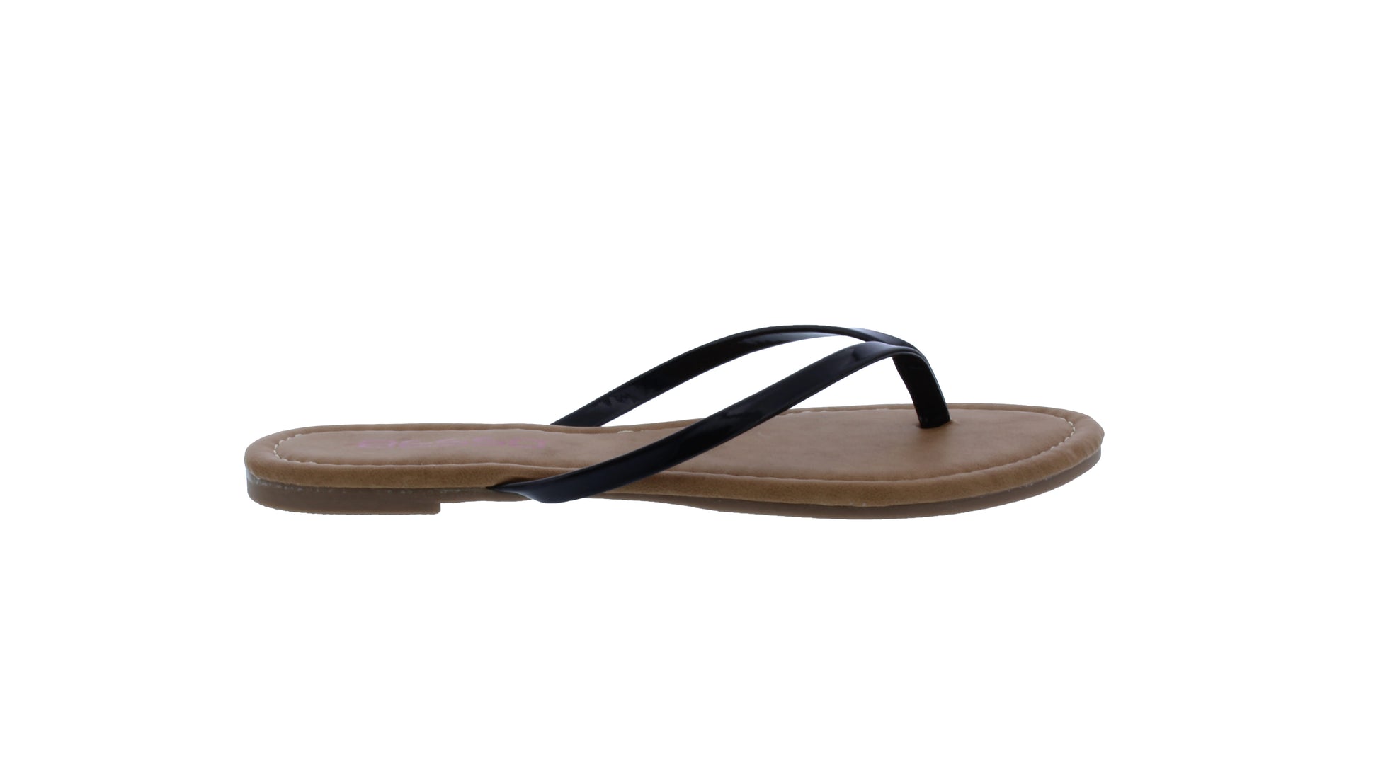 Women Patent Flip Flop