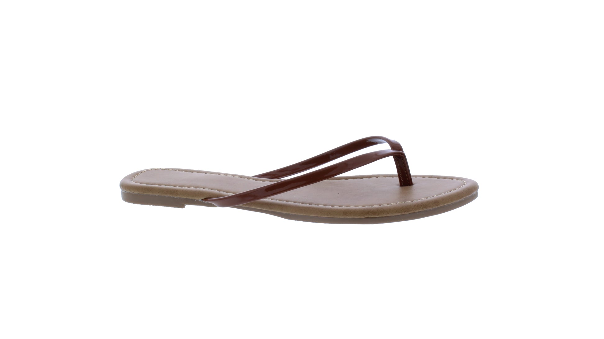 Women Patent Flip Flop