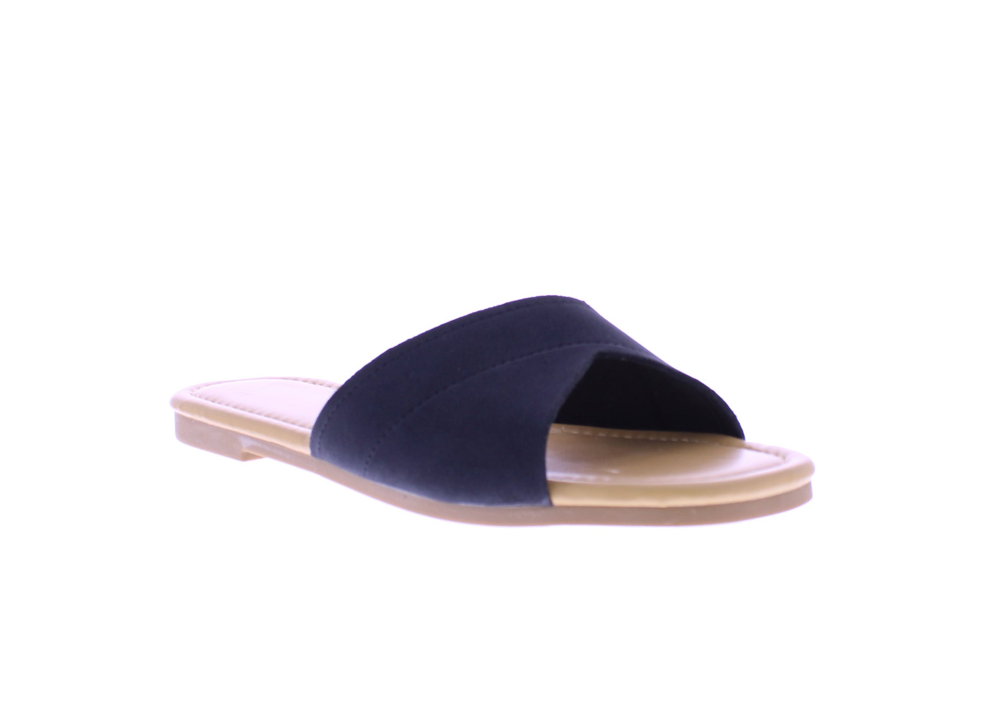 Women Suede Slip On Sandal
