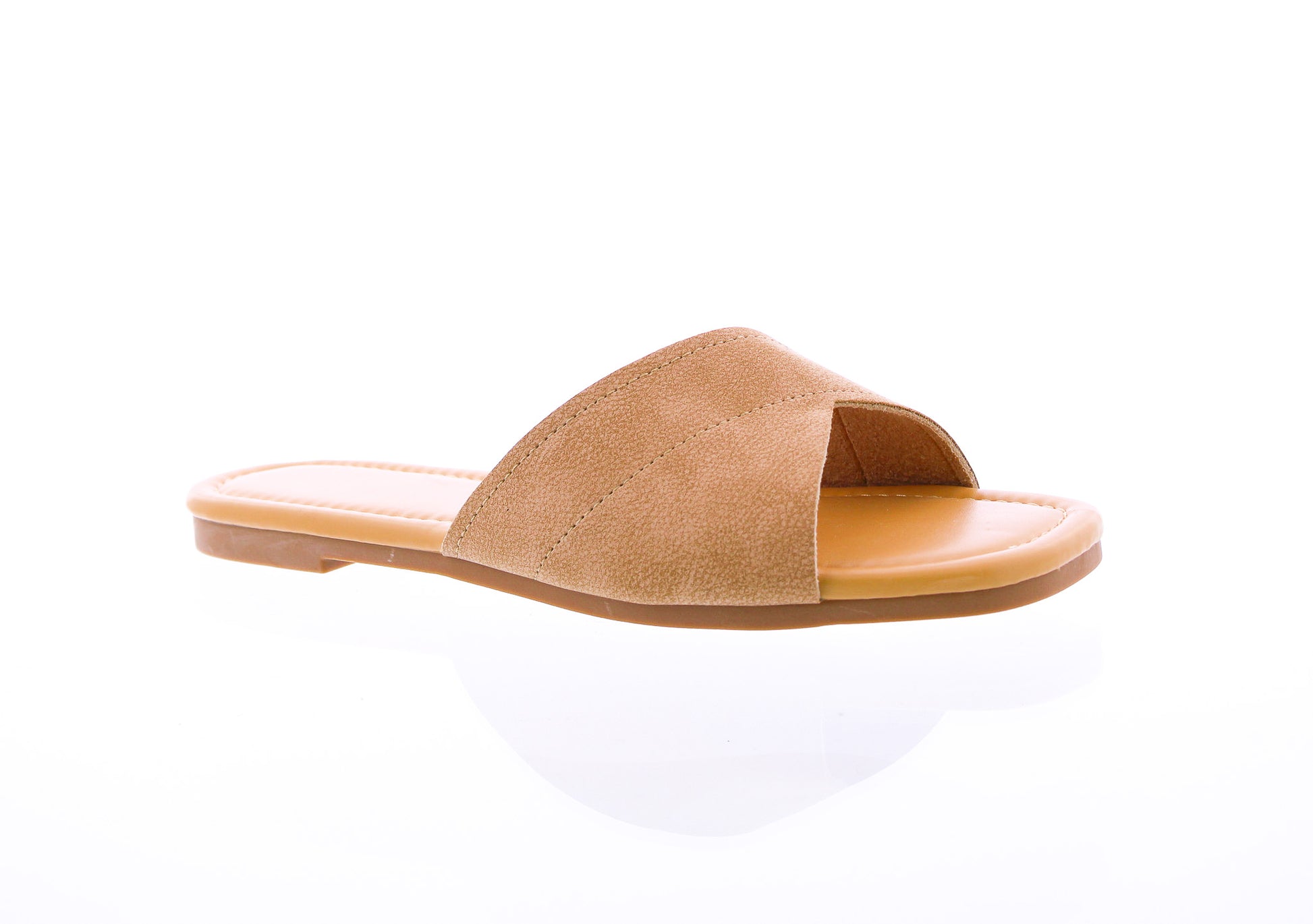 Women Suede Slip On Sandal