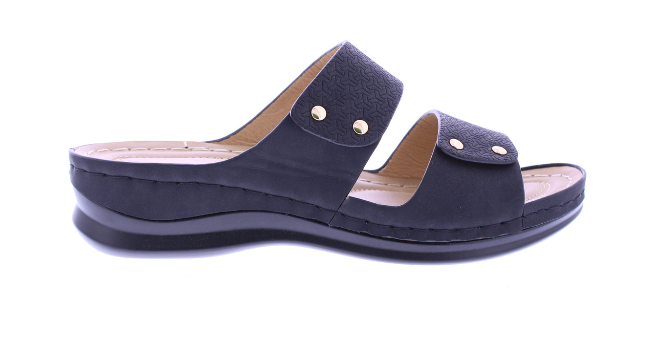 Women Embossed Wedge