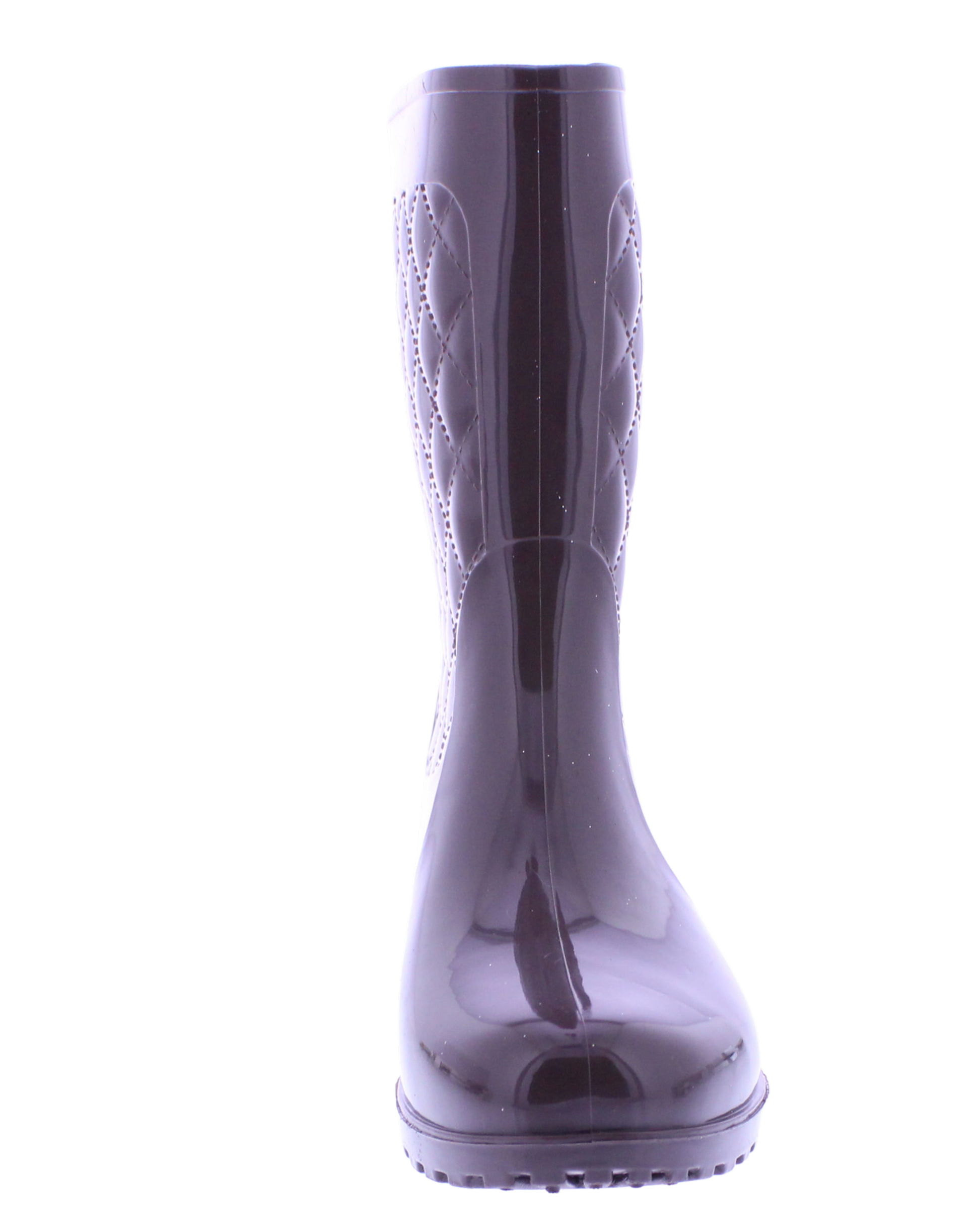 Ladies Quilted Plastic Boot