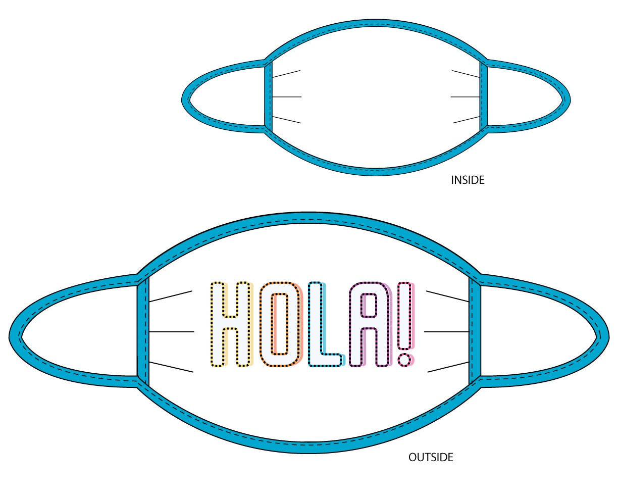 Mask with Phrases