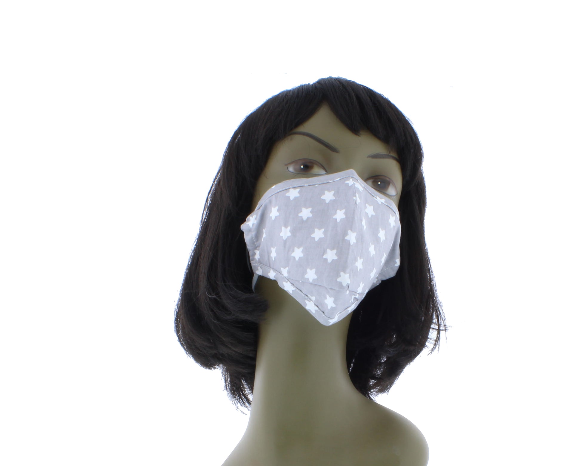 Mascarilla con Estampado de Estrellas