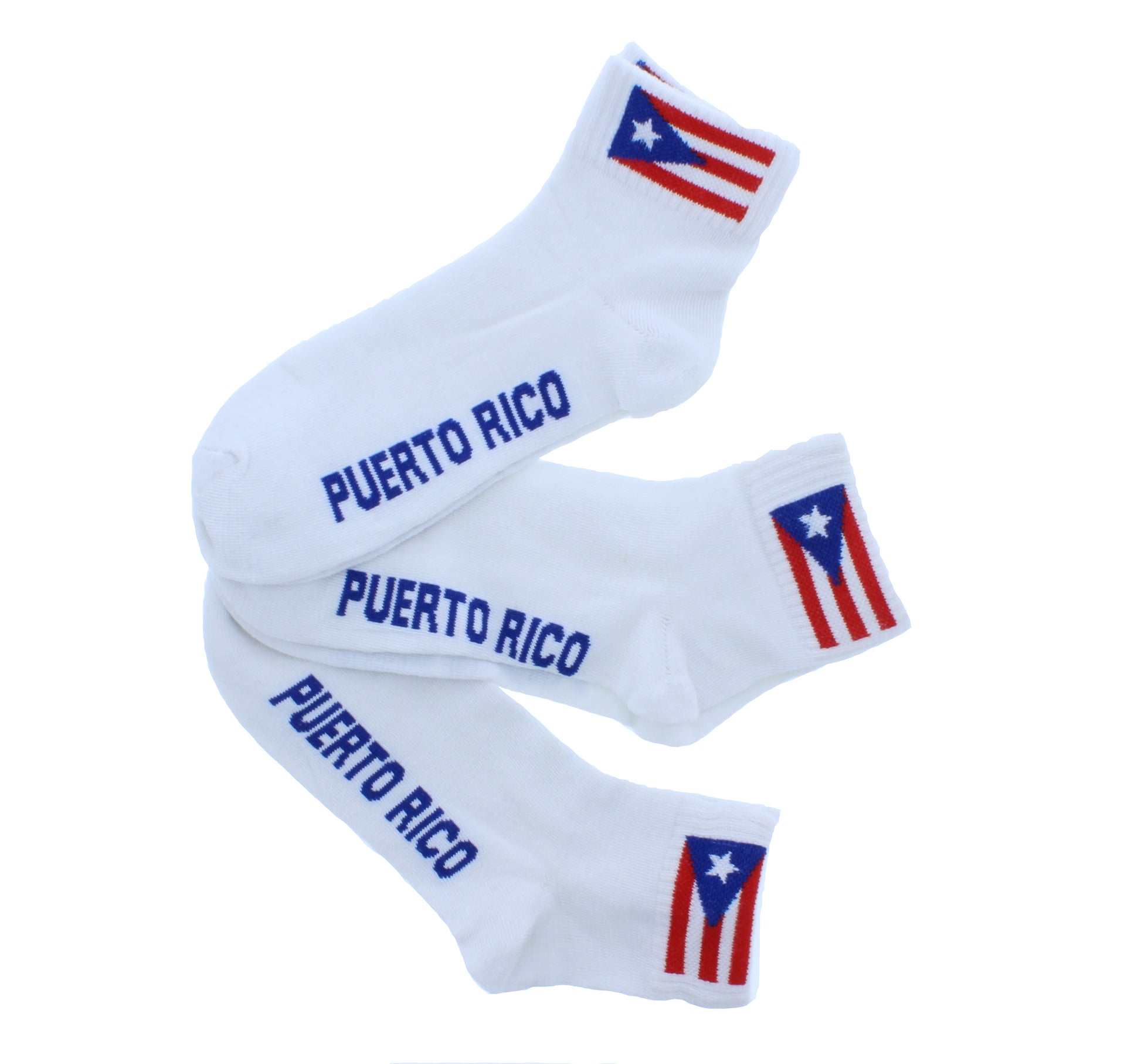 Ankle Sock with Puerto Rico Flag
