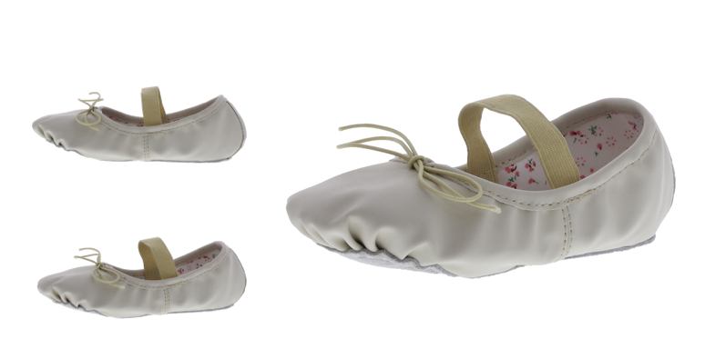 Girls Ballet Slipper with Elastic
