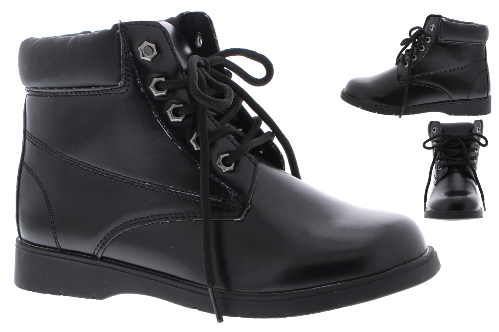 Kids Combat Lace Up Boot